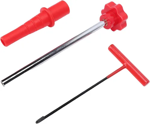 Miniatura 3 de Quick Change Tire Valve Tool Kit, Valve Stem Core Replacement Installation Tool with T Shape Hook for Cars ATVs Trucks Light Trailers Using TR413