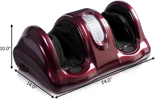 Miniatura 7 de LDAILY Masajeador terapéutico de pies Shiatsu, masaje de amasamiento y rodamiento para pies, 3 modos, masajeador eléctrico de pies con control