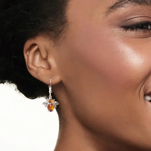 Miniatura 2 de Ross-Simons Bumblebee Earrings in Sterling Silver