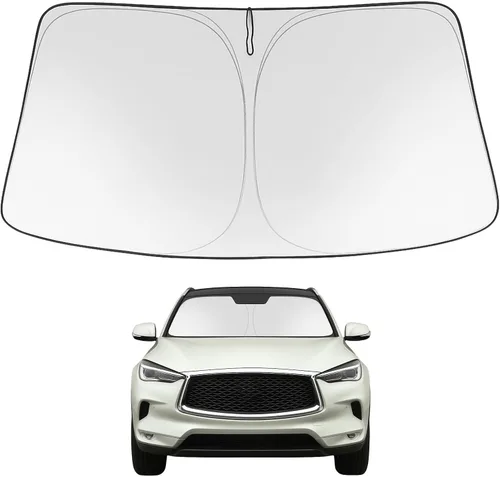 Miniatura 136 de Proadsy Parasol para parabrisas actualizado 2025, ajuste personalizado Dodge RAM 1500 2Dr 2019-2024 2025, 4 capas, plegable, protector de parasol