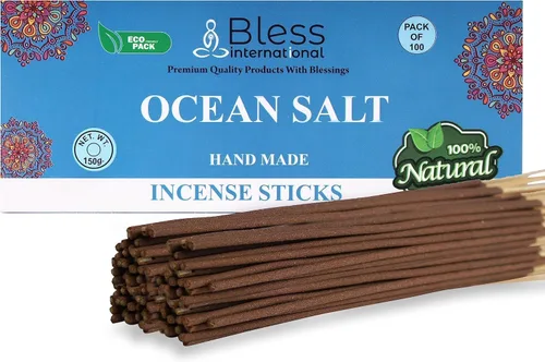Miniatura 82 de Bless International varillas de incienso 100 % natural hechas a mano, sumergidas a mano, el mejor aroma Incienso y mirra