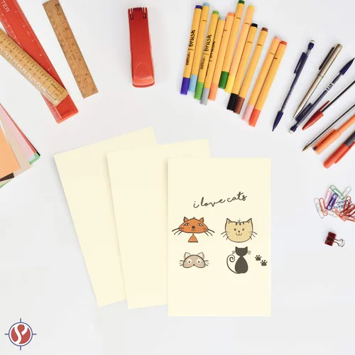 Miniatura 3 de Papel crema (natural) tamaño media carta, ideal para documentos comerciales, letras, artes, impresiones y manualidades, copia, impresión, escritura