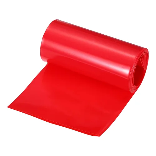 Miniatura 51 de MECCANIXITY Envoltura de Batería de PVC Termorretráctil de 127 mm de Diámetro 200 mm Plana 10 Pies (3 metros) Negra con Buena Aislación para Paquete