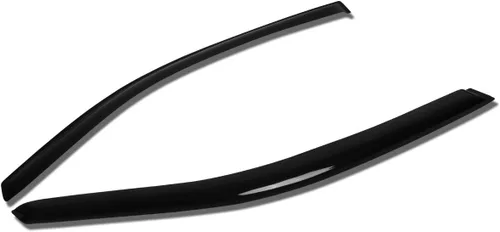 DNA MOTORING WVS-T2-0034 - Juego de 2 protectores de lluvia con cinta adhesiva para ventana Monte Carlo V6 00-07, color humo, deflector de sol,