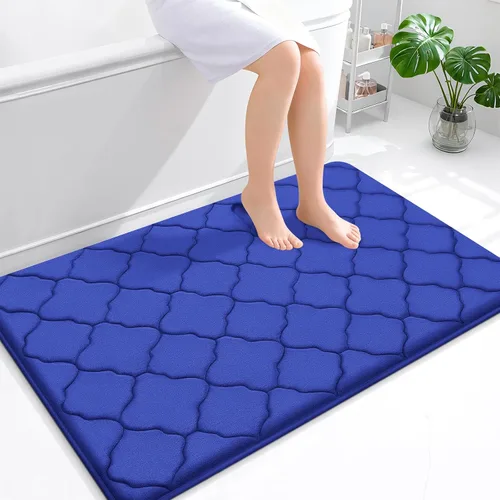 Miniatura 44 de OLANLY Alfombra de Baño de Espuma Viscoelástica de 24 x 16 pulgadas, Ultra Suave y Absorbente, Alfombras de Baño Antideslizantes, Cómodas, Lavables