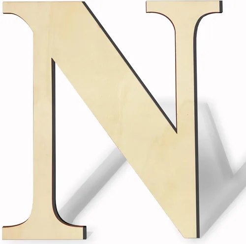 Miniatura 43 de Números de madera sin acabar - 3 grande de 15 pulgadas, en blanco y grande para manualidades de bricolaje, decoraciones de bodas y fiestas de Número