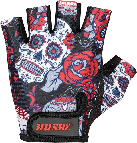 Miniatura 2 de Hushe' Guantes de levantamiento de pesas, guantes de entrenamiento, guantes de gimnasio, guantes de ciclismo para mujeres, para gimnasio, fitness