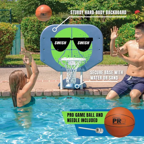 Miniatura 3 de Poolmaster Pro Shooter - Juego de baloncesto junto a la piscina