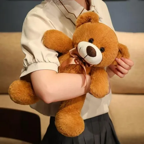 Miniatura 6 de Oso de peluche suave de 13 pulgadas, oso de peluche súper color, regalo de Navidad, cumpleaños, día de San Valentín, para niños y novias (verde)