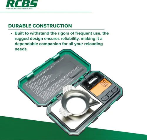 Miniatura 6 de RCBS Balanza de Bolsillo de 1500 Granos_98914, Verde