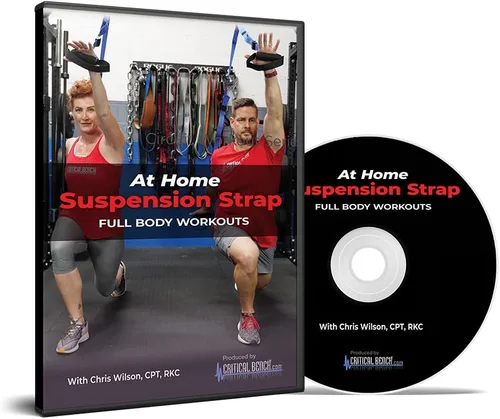 Banco crítico en casa correa de suspensión entrenamiento DVD entrenamiento cuerpo completo fortalecer y movilidad de la cabeza a los pies