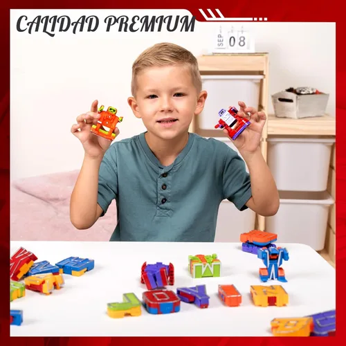 Miniatura 7 de JOYIN Juguetes de Robots del Alfabeto para Niños, Juguetes de Aprendizaje ABC, Alphabots, Letras, Juguete Educativo para Niños Pequeños, Premios