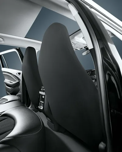 Miniatura 3 de Road Comforts Fundas de asiento de coche para asiento delantero, respaldo alto, protector de asiento de lino transpirable resistente, compatible