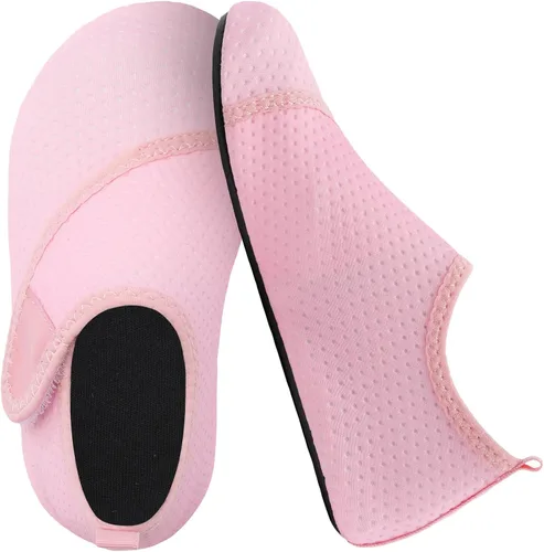 Miniatura 2 de Scurtain - Zapatos acuáticos para niños, calcetines acuáticos de secado rápido con sensación de pies descalzos para niños, niñas y bebés con suela