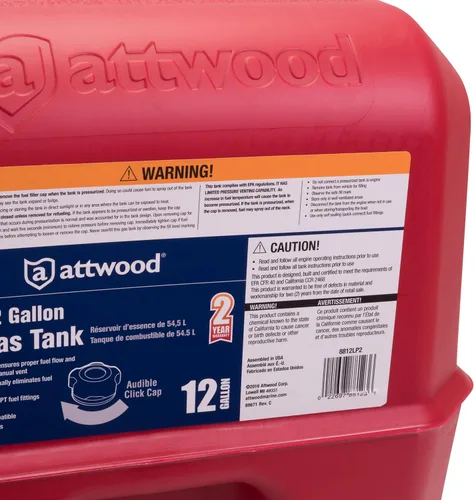 Miniatura 3 de Attwood EPA and CARB Certified Portable Marine Fuel Tanks