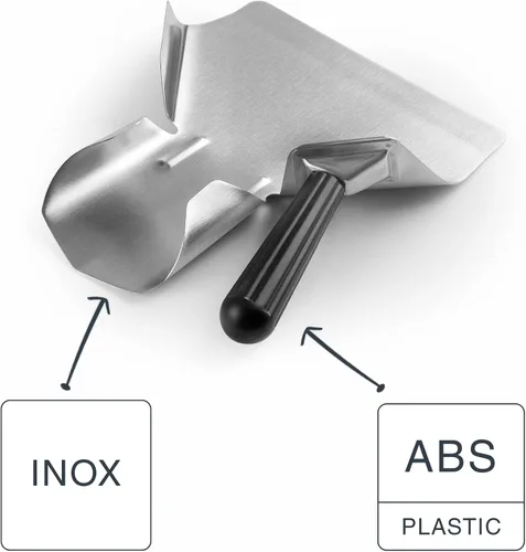 Miniatura 5 de Lacor - 62678 - Batidor de Patatas, Pala de Cocina Profesional, Utensilios de Cocina, Acero Inoxidable, Mango Ergonómico y Antideslizante Apta