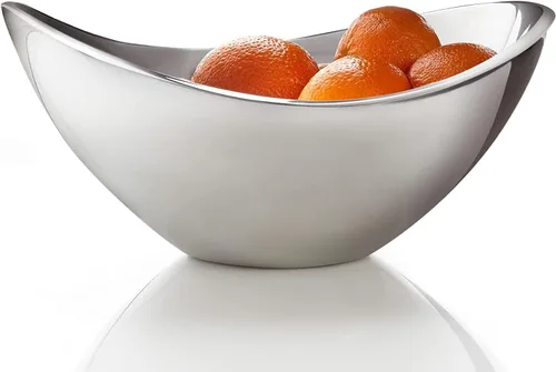 Miniatura 10 de nambe Cuenco de mariposa, cuenco de ensalada refrigerable para entretenimiento, servir salsa, aperitivos, aceitunas y guacamole, apto para horno