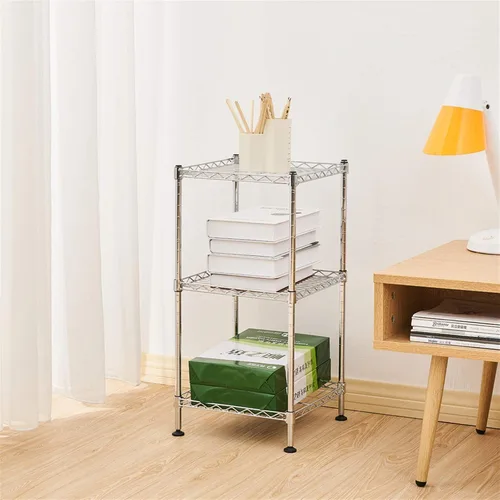 Miniatura 2 de Estante de estantería de alambre de 3 niveles, organizador de estante de metal para almacenamiento de cocina doméstica