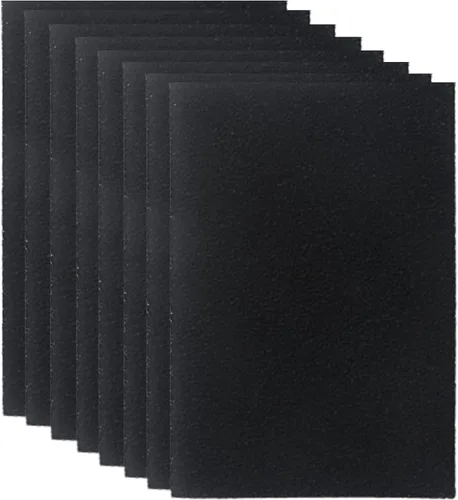 Paquete de 8 filtros de carbón para caja de arena para gatos Van Ness, filtros de olor de carbono de repuesto de 4.4 x 6.5 pulgadas para filtro de