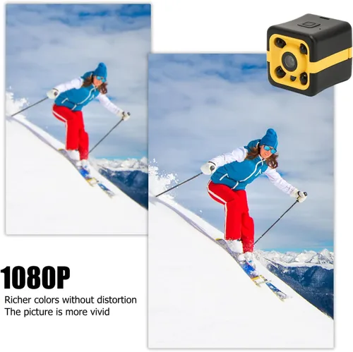 Miniatura 2 de Cámara de acción, grabación en bucle de 1080P, a prueba de polvo, micrófono de sonido HiFi integrado, interfaz micro USB 2.0 de 5 pines, cámara