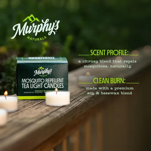 Miniatura 2 de Murphy's Naturals velas de té repelentes de mosquitos – 12