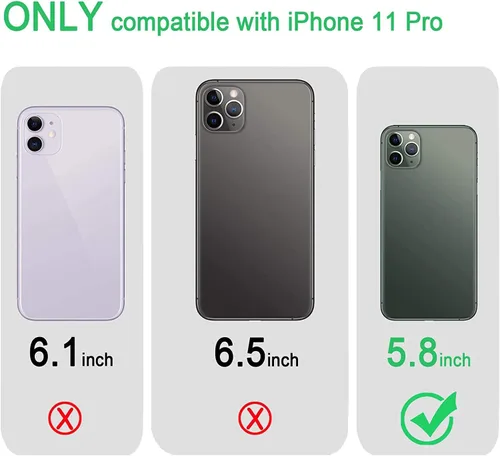 Miniatura 2 de JJGoo Funda compatible con iPhone 11 Pro, transparente, suave, a prueba de golpes, delgada, delgada, funda protectora para teléfono de 5.8 pulgadas