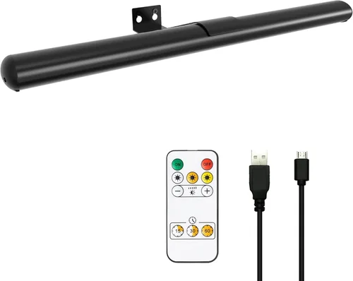 Luz de imagen inalámbrica recargable con control remoto, luz artística para pintar, lámpara de visualización regulable temporizador apagado