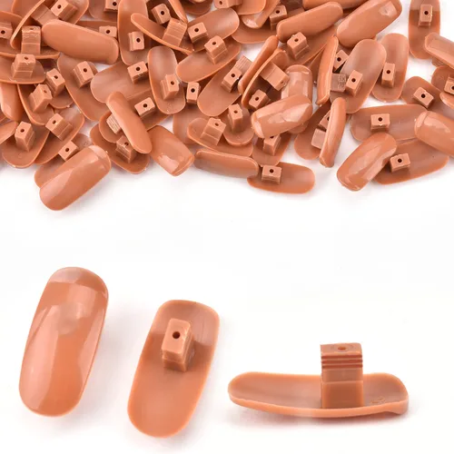Miniatura 8 de MEKK Mano de práctica para uñas acrílicas, manos flexibles para practicar uñas, nunca se caen, kits de mano de entrenamiento de uñas con limas