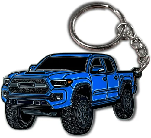 Miniatura 16 de Llavero Tacoma – Accesorios Tacoma 2016-2022 mods 2023 2024 Cool Key Chain Fob Cover 3ª generación Toy Truck Quicksand