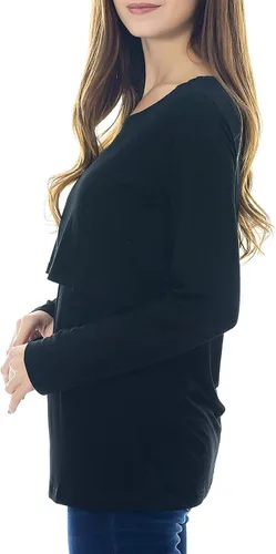 Miniatura 3 de Suéter de maternidad Smallshow para mujer, camiseta cómoda de maternidad de manga larga