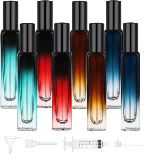 Miniatura 9 de Segbeauty Botella de perfume de viaje de 0.5 onzas líquidas, recargable, 2 atomizadores de perfume vacíos, dispensador de colonia portátil de 0.5