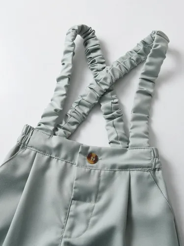 Miniatura 53 de Conjunto de pantalones para bebé, camisa de manga larga + pantalones + corbatín + tirantes, trajes de caballero para niños pequeños