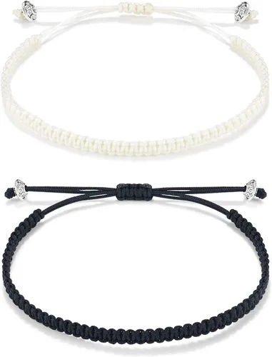 Jeka Pulseras a juego para parejas, promesa de distancia, novio, novia, novio y novia, pulseras para parejas