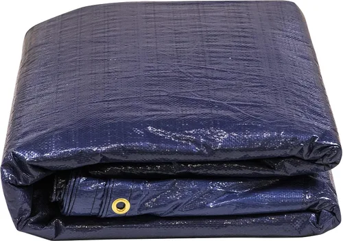 Miniatura 6 de ColourTree Funda protectora prémium para alberca para el invierno, color azul, de lona, extrarresistente, impermeable, resistente a los rayos UV
