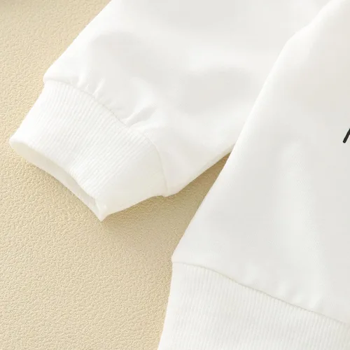Miniatura 4 de Toddler Winter Long Sleeved Valentine's Day Letter Tops Love Car Print Flare Pants 2pcs School Shirts for Teen