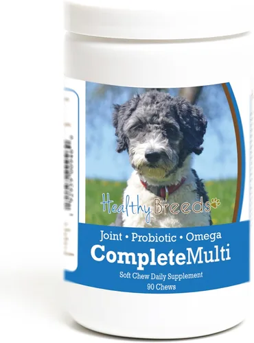 Miniatura 92 de Healthy Breeds Pug todo en uno multivitamínico suave masticable 60