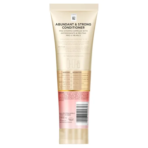 Miniatura 12 de Alix Earle Pantene Abundant & Strong - Juego de regalo de 5 piezas, el régimen incluye champú (13.5 onzas), acondicionador (8 onzas), suero