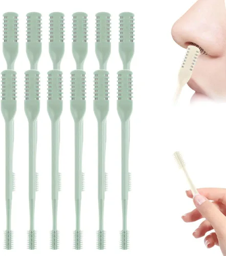 Miniatura 16 de Cortador de Vello Nasal Mejorado 2025, Herramienta Profesional 2 en 1 para Quitar Vello de Fosa Nasal, Cuchilla Afilada y Segura de Doble Cara