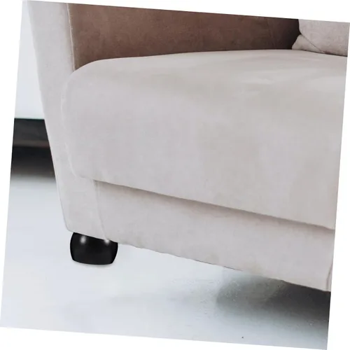 Miniatura 8 de Uonlytech Patas de sofá de madera maciza, patas de sofá de madera para muebles debajo de los muebles, sofá redondo de 2 pulgadas, patas de moño