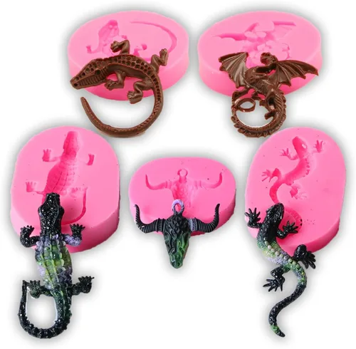 Miniatura 10 de 3pc chica bailarina, herramientas de maquillaje, labios boca silicona chocolate molde pastel decoración herramientas Fondant Sugarcraft moldes