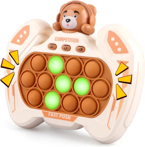 Miniatura 7 de GAPER GO Juguete antiestrés con luz para niños de 5, 7, 8 a 12, rompecabezas de mano, juguetes sensoriales con pantalla LED, juguetes de Navidad