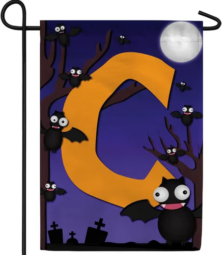 Miniatura 22 de Bandera de jardín con monograma de América Forever de 12.5 x 18 pulgadas, letra B, de doble cara, banderas pequeñas para exteriores, fiestas, patio