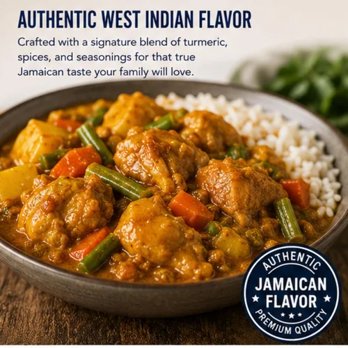 Miniatura 6 de Blue Mountain Country Curry jamaicano en polvo, 6 onzas – Auténtica mezcla de curry de las Indias Occidentales – Condimento caribeño para pollo