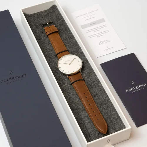 Miniatura 7 de Nordgreen Reloj nativo escandinavo de oro rosa con correas intercambiables