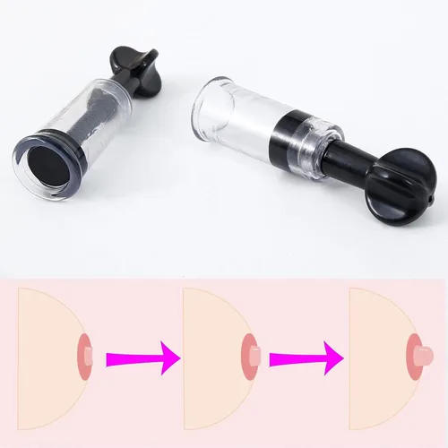 Miniatura 6 de Nipplesuckers - Corrector de pezones de silicona para pezones planos invertidos para lactancia materna madre o mujeres, taza de vacío 4 piezas