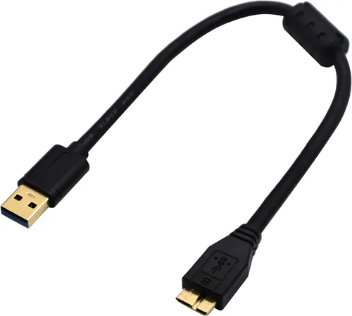 Miniatura 4 de Cable extensor USB 3.0 Micro B, chapado en oro, USB 3.0 A a Micro B, cable de extensión compatible con Samsung Galaxy S5, Note 3, Note Pro 12.2