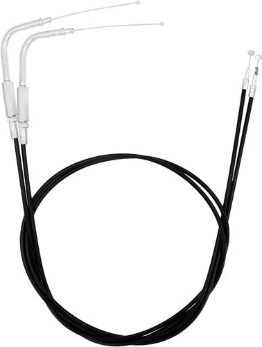 Miniatura 9 de Cable de Acelerador para Motocicleta Compatible con Harley Sportster Iron XL 883 1200 Dyna Softail Road King (Tamaño: 35.43 pulgadas)
