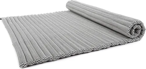 Miniatura 10 de Leewadee - Colchón plegable - Futón japonés enrollable -Alfombra de tatami triple pliegue - Cama de piso para invitados - Colchón de camping