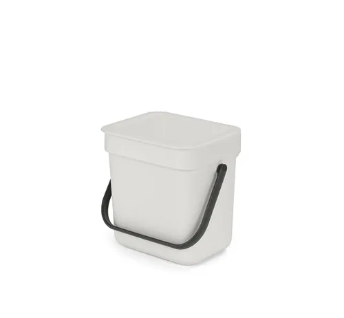 Miniatura 10 de Brabantia Sort & Go Cubo de Reciclaje 3.2 Galones (Verde Jade) Cubo de Basura de Plástico Eficiente en Espacio con Asa, Tapa Removible y Que