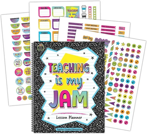 Miniatura 2 de Teacher Created Resources Brights 4Ever Planificador de lecciones (TCR3928)